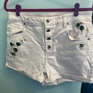 Her Universe Lavender High Waisted Shorts
